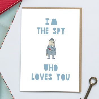 'I'm The Spy Who Loves You' Card, 3 of 3