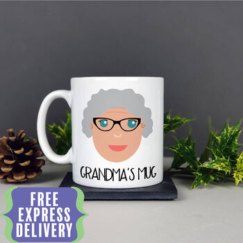 Personalised Granny Face Mug, 2 of 8