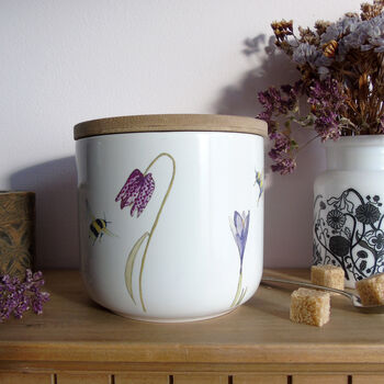 Bee And Spring Flower Small Storage Jar, 12 of 12