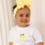 Personalised Lemon 'Two Sweet' Second Birthday T Shirt, thumbnail 3 of 7