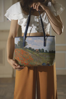 Claude Monet Poppy Field College Bag, 3 of 3