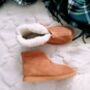 Honey Leather Boots Slippers, thumbnail 7 of 8