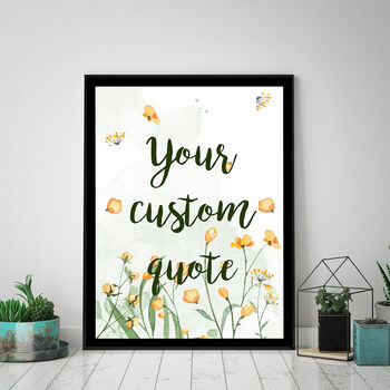 Custom Quote Print Poster, 4 of 8