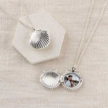 Personalised Mother's Day Sea Shell Locket Necklace, 6 of 8