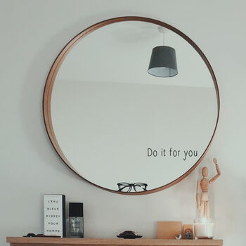 Do It For You Mirror Sticker Quote, 3 of 3