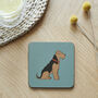 Airedale / Lakeland / Welsh Terrier Coaster, thumbnail 1 of 2
