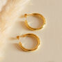 Large Minimalist Hoop Earrings, Lightweight, thumbnail 1 of 7
