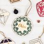 Personalised Wooden Paper Cut Christmas Bauble, thumbnail 3 of 4