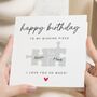 Personalised Missing Piece Birthday Card For Boyfriend, thumbnail 1 of 7