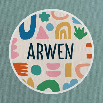 Personalised Abstract Design Kids Pencil Case, 3 of 7