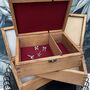 Personalised Cufflink And Watch Wooden Box, thumbnail 8 of 8
