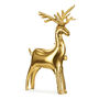 Large Gold Reindeer Standing Foil Balloon 44 Inch, thumbnail 1 of 2