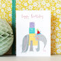Happy Birthday Anteater Mini Card, thumbnail 1 of 3