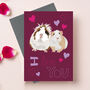 Guinea Pig Love You Wrapping Paper, thumbnail 2 of 2