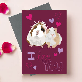 Guinea Pig Love You Wrapping Paper, 2 of 2