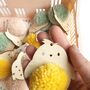 Chick Pom Pom Wooden Decoration, thumbnail 2 of 3