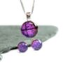 Purple Glass Necklace, thumbnail 5 of 12