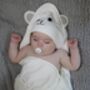 Personalised Bamboo Hooded Towel, thumbnail 4 of 9