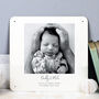 Personalised First Fathers Day Photo Print On Metal, thumbnail 5 of 6
