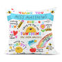 Personalised Thank You Teacher Cushion, thumbnail 2 of 4
