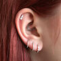 Gradient Crystal Helix Piercing, thumbnail 4 of 5