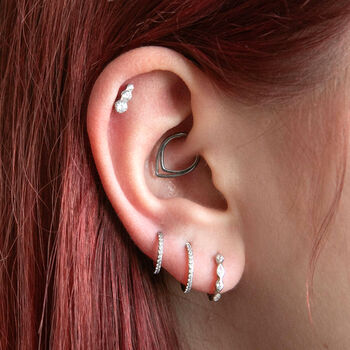 Gradient Crystal Helix Piercing, 4 of 5