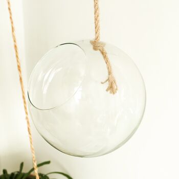Recycled Glass Hanging Terrarium, 2 of 6