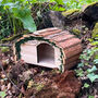 Prickles The Hedgehog Wooden House With Nesting Straw, thumbnail 4 of 6