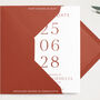 Personalised Save The Date Cards, thumbnail 5 of 7