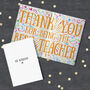Thank You Teacher Card Suprise Design Inside, thumbnail 1 of 3