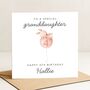 Personalised Granddaughter 4th Birthday Card, thumbnail 2 of 7