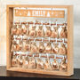 Personalised Wooden Christmas Advent Calendar, thumbnail 2 of 12