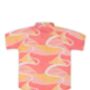 Candy Escape Printed Cotton Shirt, Pink And Yellow, thumbnail 9 of 11