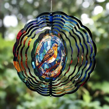 Memorial Robin Wind Spinner, 5 of 9
