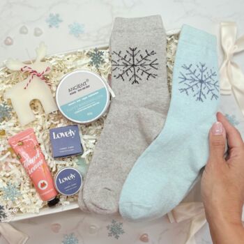 Teen Christmas Self Care Gift Box – Candle, Socks And Skincare Pamper Set, 9 of 10