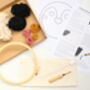 Penguin Punch Needle Diy Beginner Embroidery Kit, thumbnail 3 of 7
