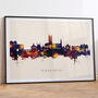 Tewkesbury Skyline Cityscape Art Print, thumbnail 6 of 12