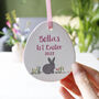 First Easter Rabbit Ceramic Hanging Decoration, thumbnail 8 of 9