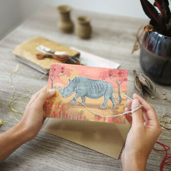 Embroider Me Endangered Animals Letterbox Gift Set, 8 of 12