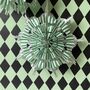 Green And White Stripy Paper Fan Decoration Kit, thumbnail 2 of 6