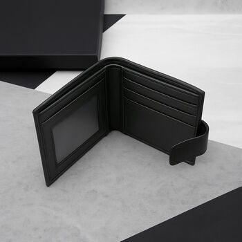 Personalised Men's Leather Rfid Billfold Wallet, 3 of 6
