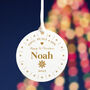 Personalised Babys First Christmas Bauble, thumbnail 7 of 9