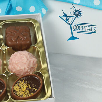 Cocktail Inspired 12 Chocolate Collection Box. A Perfect Cocktail Gift Box, 2 of 3