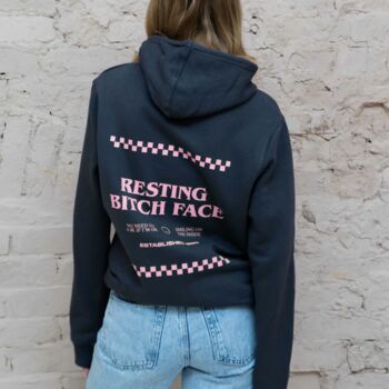 Resting Bitch Face Hoodie, 5 of 5