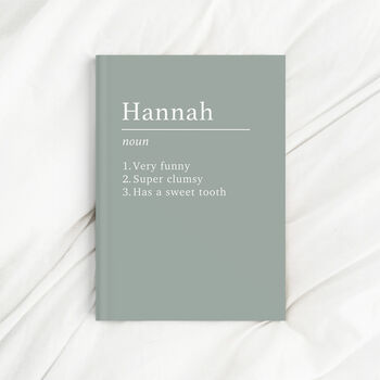 Personalised Name Notebook, 3 of 7
