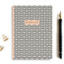 Geo Bismillah Contemporary A5 Notebook In Beige, thumbnail 1 of 3