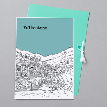 Personalised Folkestone Print, 9 of 10