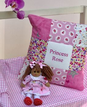 Personalised Princess Name Cushion, 8 of 8