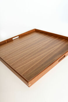 Large, Wooden, Ottoman Tray With Handles, 3 of 9