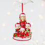 Personalised Single Mum And Children Christmas Decoration, thumbnail 4 of 7